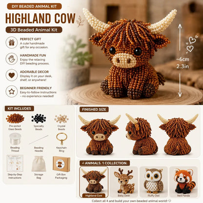 Petite 3D Beaded Animal Craft Kit