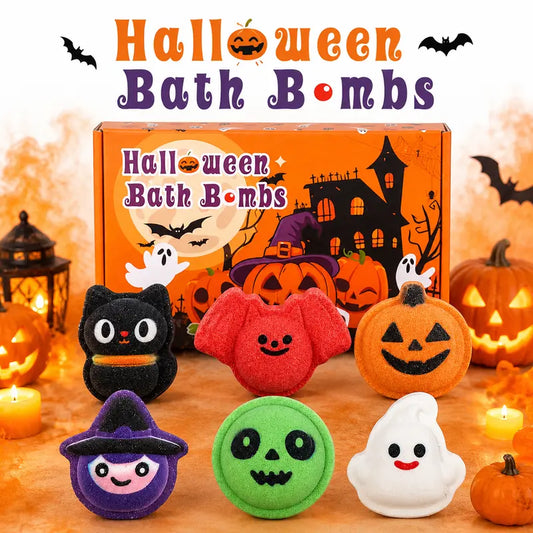 Handmade Halloween Bath Bombs Gift Set