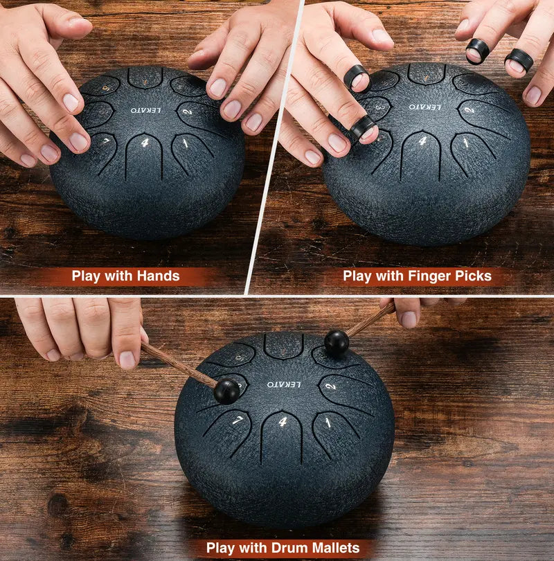 6 Inch 8 Notes Steel C Key Handpan Drum