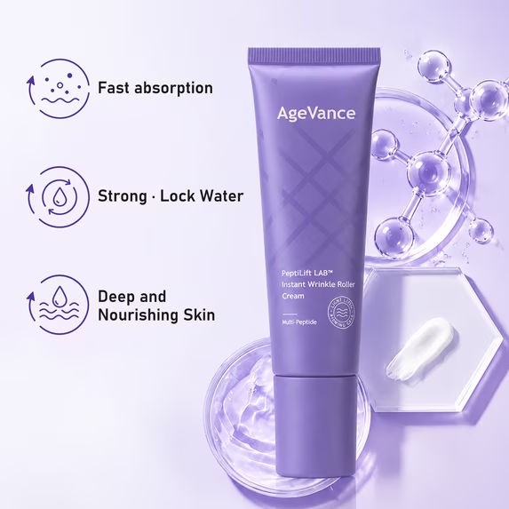 Neck Firming Cream With 6-Roller Massage – Peptide Hydration