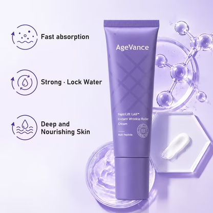 Neck Firming Cream With 6-Roller Massage – Peptide Hydration