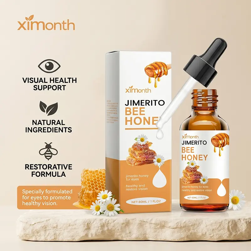 Fragrance-Free Brightening Natural Jimerito Honey Extract Eye Serum Drops