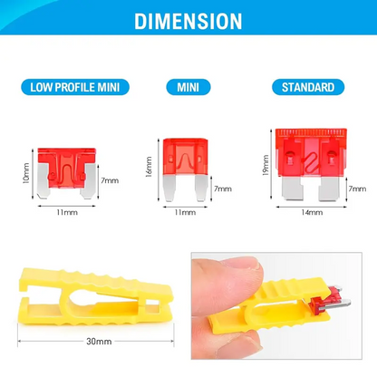 306-Pcs Zinc Alloy Automotive Blade Fuse Kit