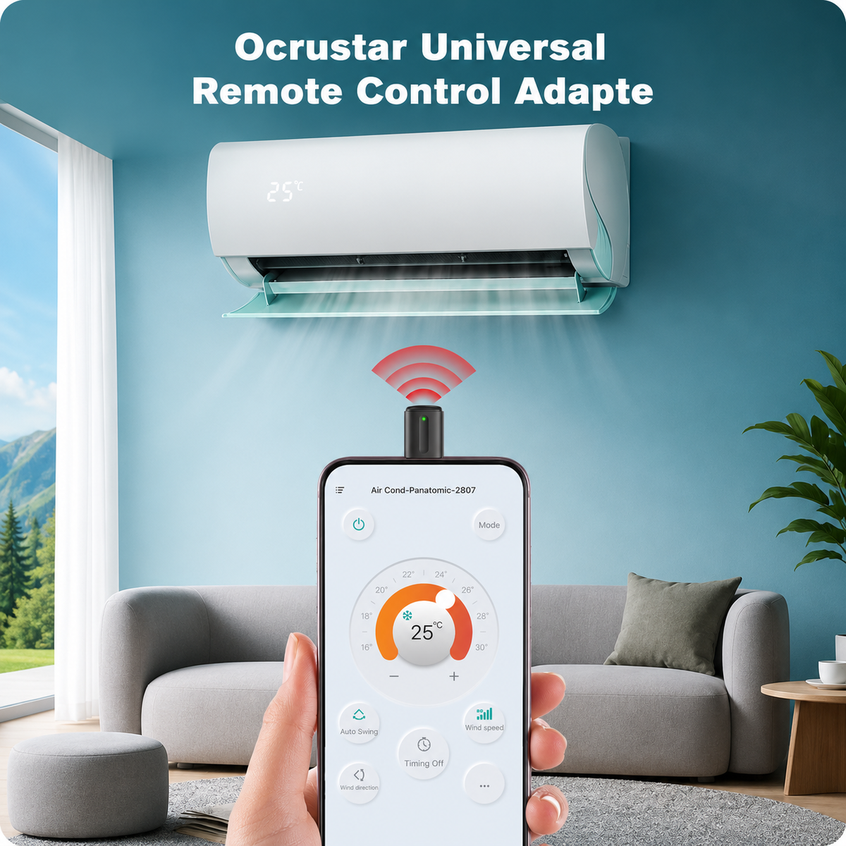 Universal Remote Control Adapter for Smartphone