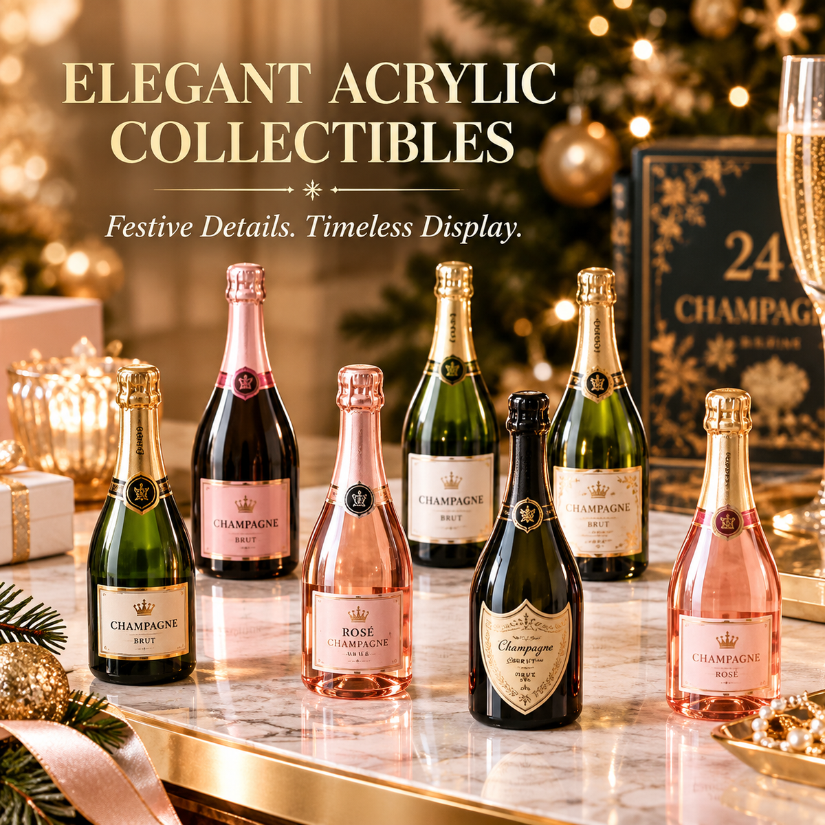 2026 Champagne Advent Calendar – 24-Day Collectible Christmas Countdown