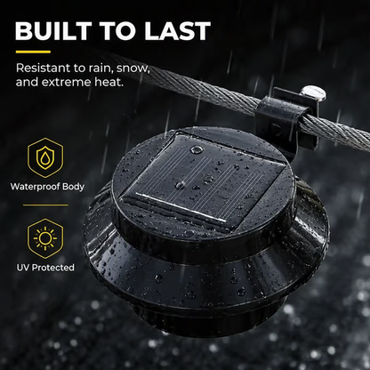 Solar-Powered Outdoor LEDs With No Mains Wiring Needed —Light Up Gutters, Fences & Garden Walls