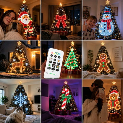 🎄 Upgrade Your Tree With Animated Christmas Magic! 🎅 ✨ Lighted Tree Pro - Smart DIY App-Controlled LED Christmas Tree Lights with Custom Holiday Patterns