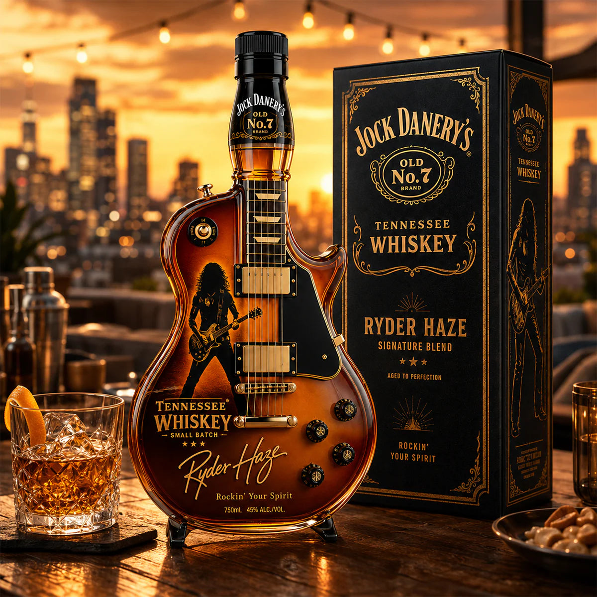 Appetite for Rock: Vintage Sunburst Figurine Spirit Bottle