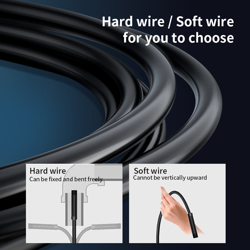6.5ft HD Endoscope Camera – iPhone & Android, 3 Lengths, Soft & Rigid Cable Options