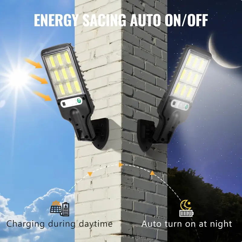 2/4-Pack Solar Powered Motion Sensor Outdoor Wall Lights