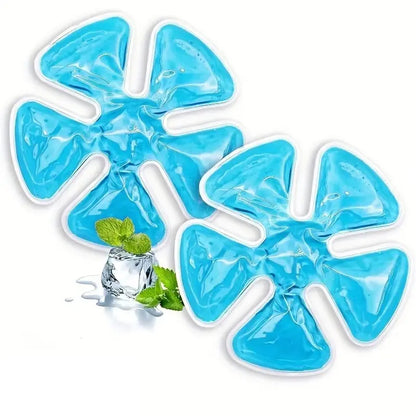 2PCS Cold Therapy Inserts For Hard Hats & Sun Hats