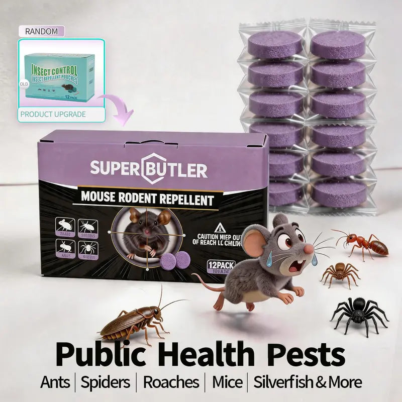 12-Pack Rodent Repellent Balls for Home Kitchen