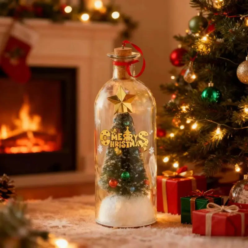 Voice Recordable Christmas Tree Bottle