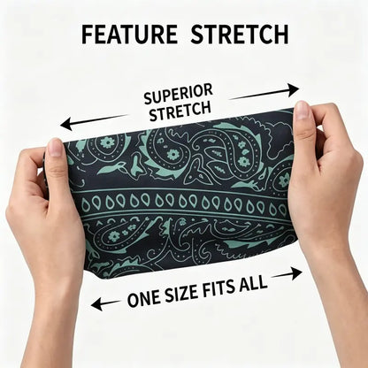 Paisley Cooling Headscarf Cap Set