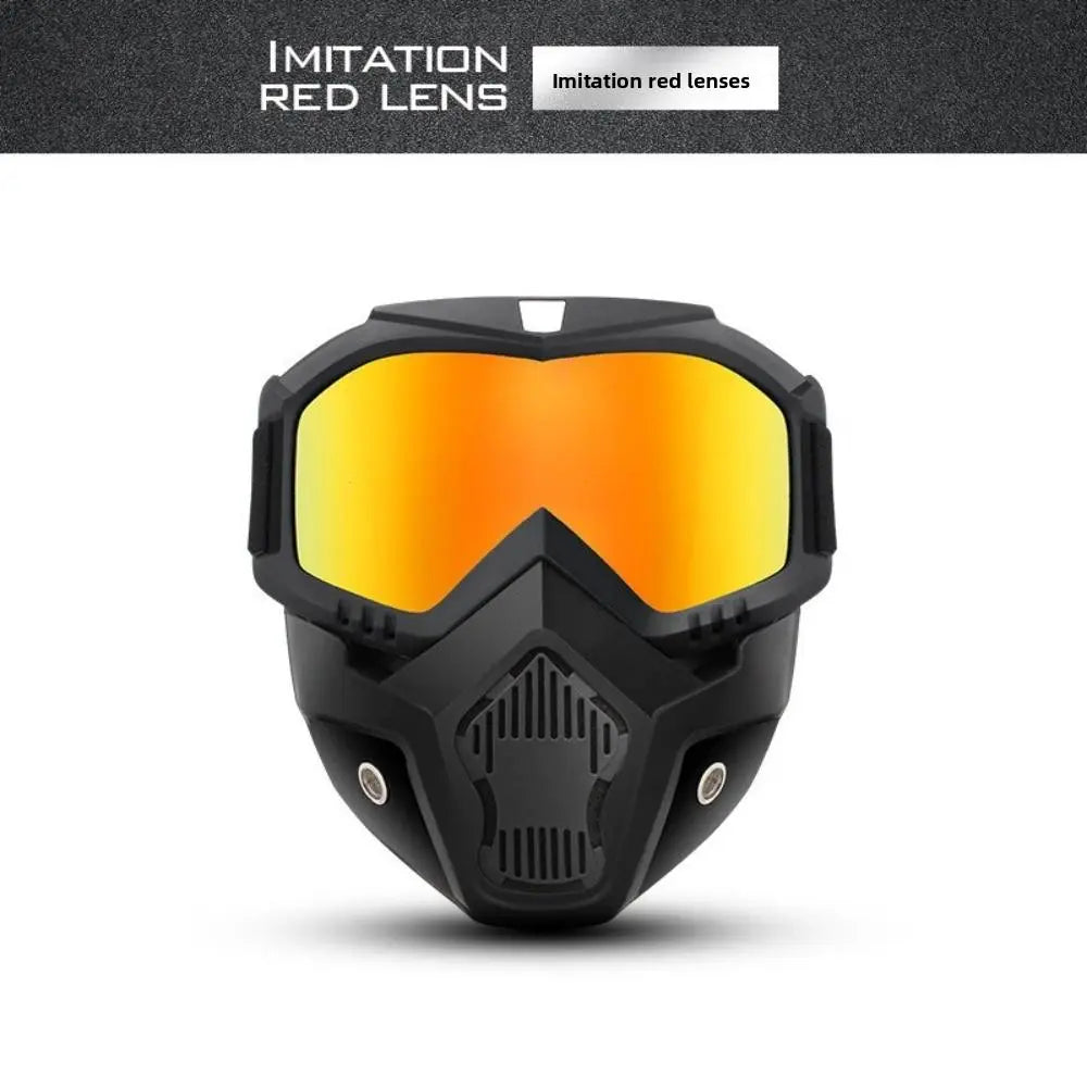 Full Face Protection Mask with Anti-Fog Goggles