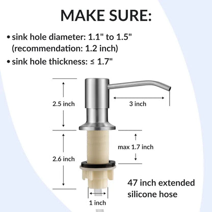 Countertop Sink Soap Dispenser Water Pump