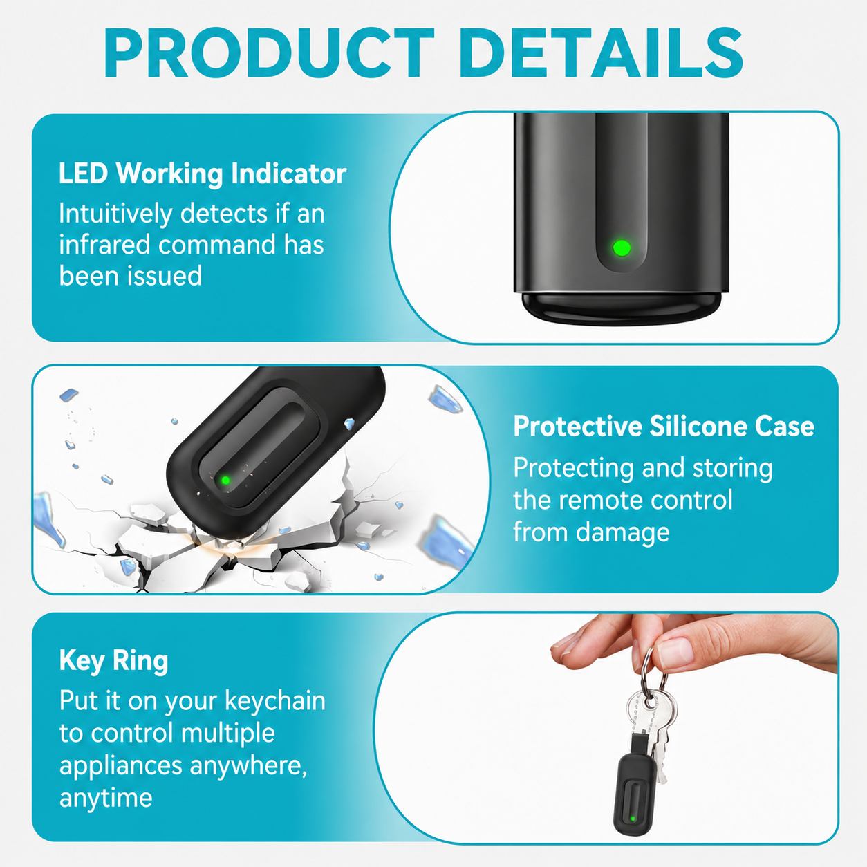 Universal Remote Control Adapter for Smartphone