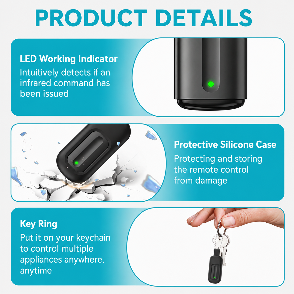 Universal Remote Control Adapter for Smartphone