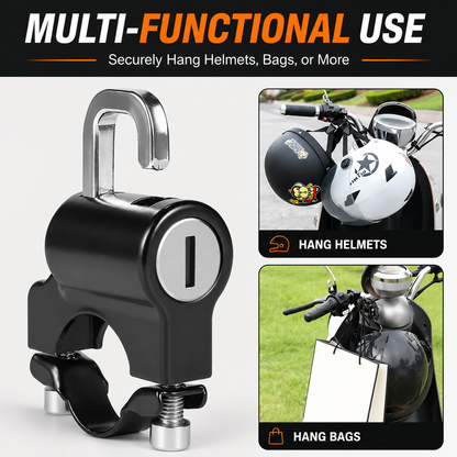 Functional Anti-theft Helmet Lock Set