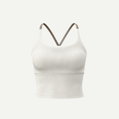 Sporty Women's Criss Cross Yoga Sports Bra