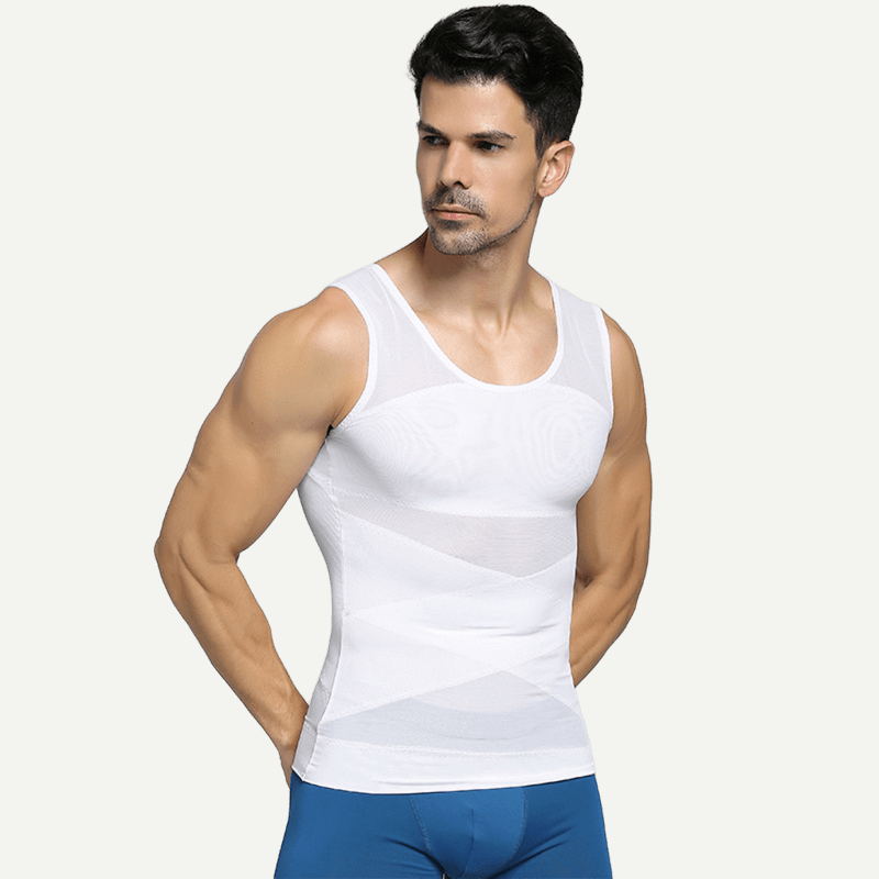 Men's Mesh Breathable Compression Shapewear Vest