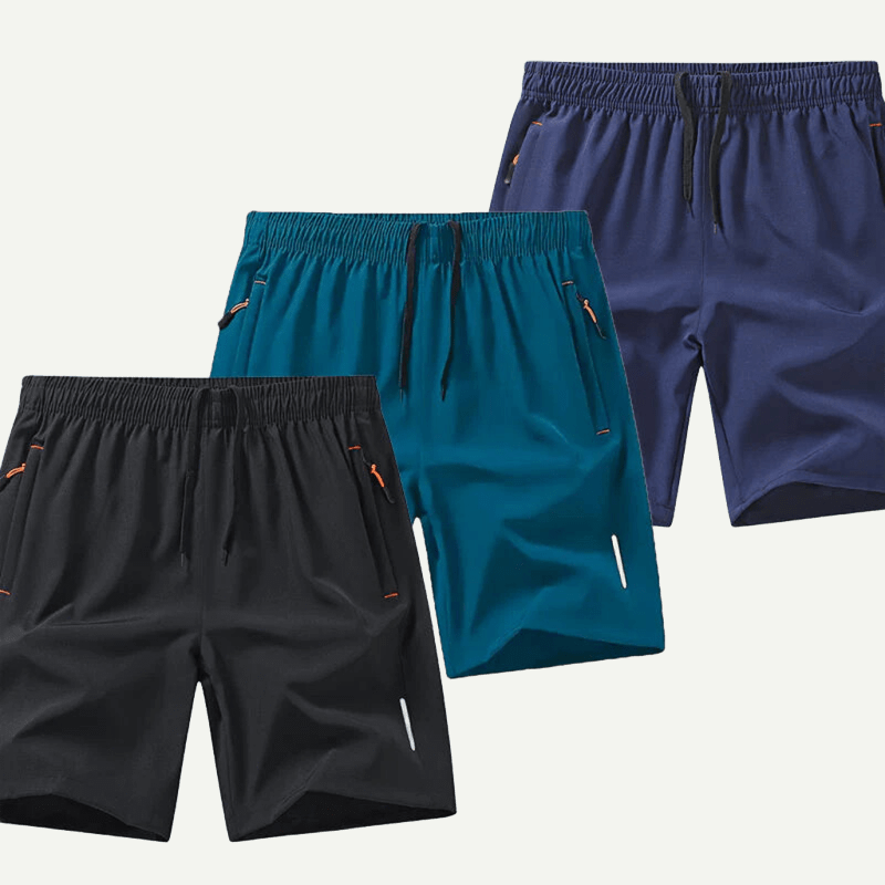 Men’s Quick-Dry Training Shorts (3 PACK)
