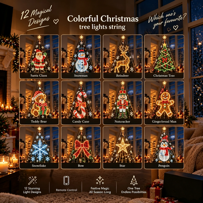 🎄 Upgrade Your Tree With Animated Christmas Magic! 🎅 ✨ Lighted Tree Pro - Smart DIY App-Controlled LED Christmas Tree Lights with Custom Holiday Patterns