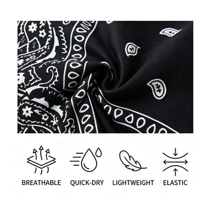 Paisley Cooling Headscarf Cap Set