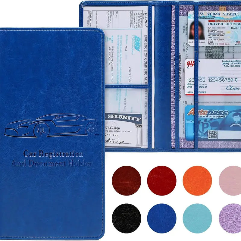 Car Registration & Insurance Card Holder