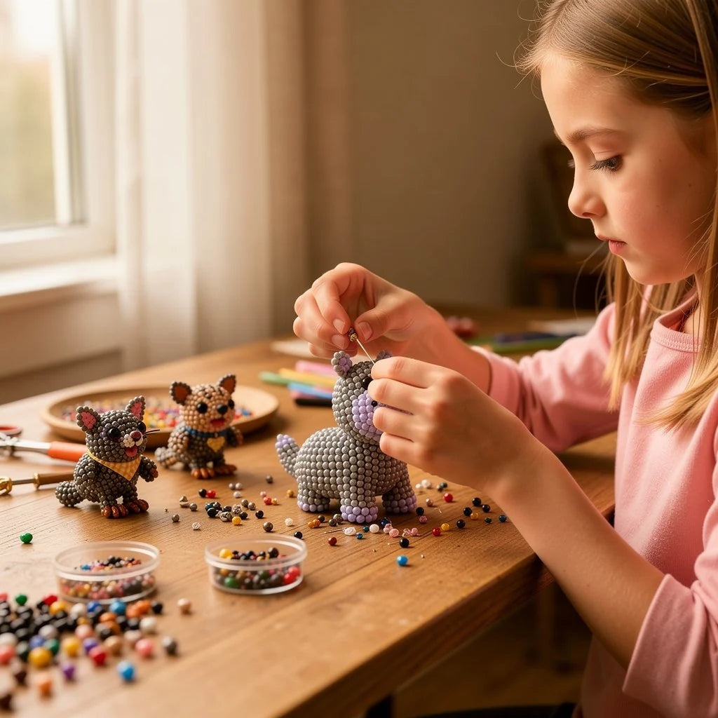 Petite 3D Beaded Animal Craft Kit