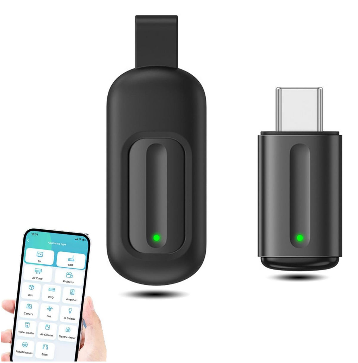 Universal Remote Control Adapter for Smartphone