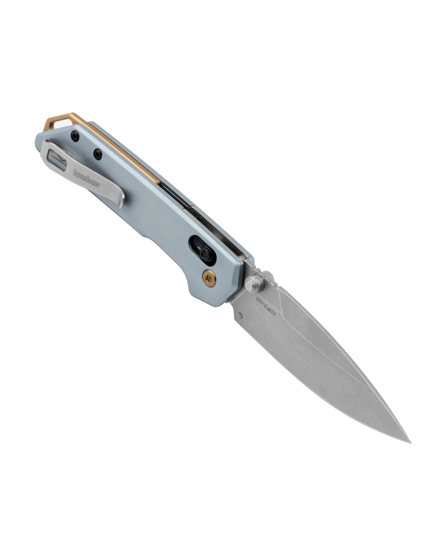 K-Iridium 2038 D2 Reverse Tanto Folding Tool – DuraLock, Aluminum, USA Design