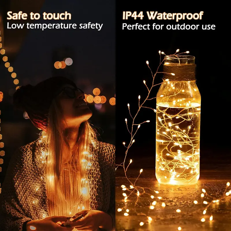 Copper Wire Waterproof Starry Fairy Lights
