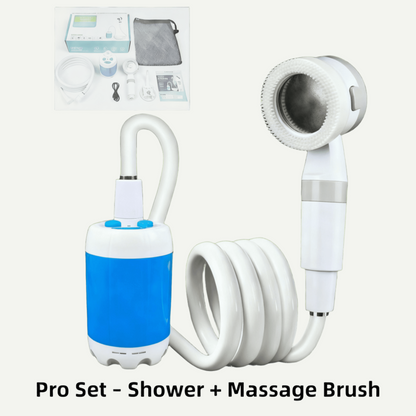 Portable Camping Shower Pump – Rechargeable Outdoor Shower Anywhere