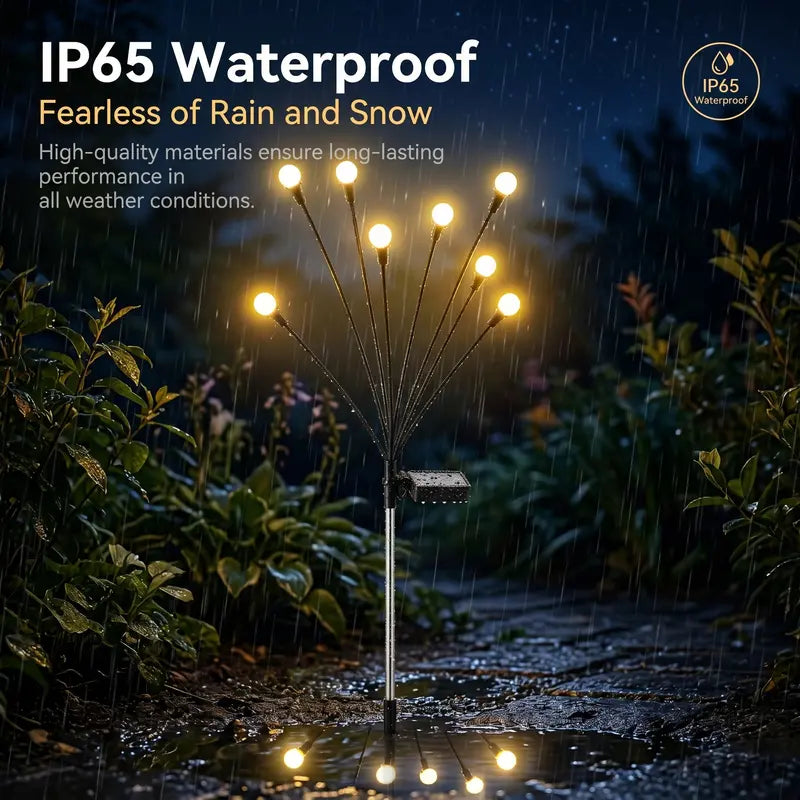 Waterproof Solar Firefly Stake Lights