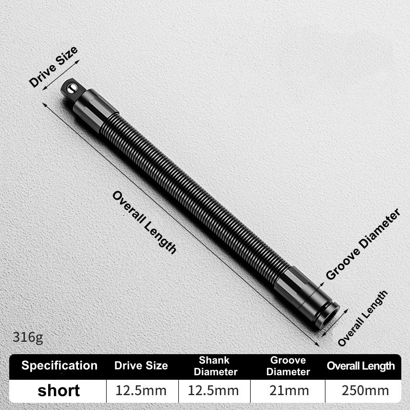 Flexible Shaft Socket Extension – Universal Torque & Ratchet Adapter Tool