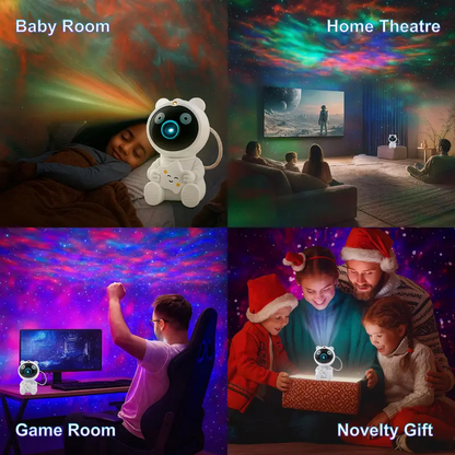 Astronaut Galaxy Projector-8-Color Nebula Star Projector