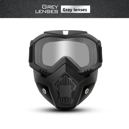 Full Face Protection Mask with Anti-Fog Goggles