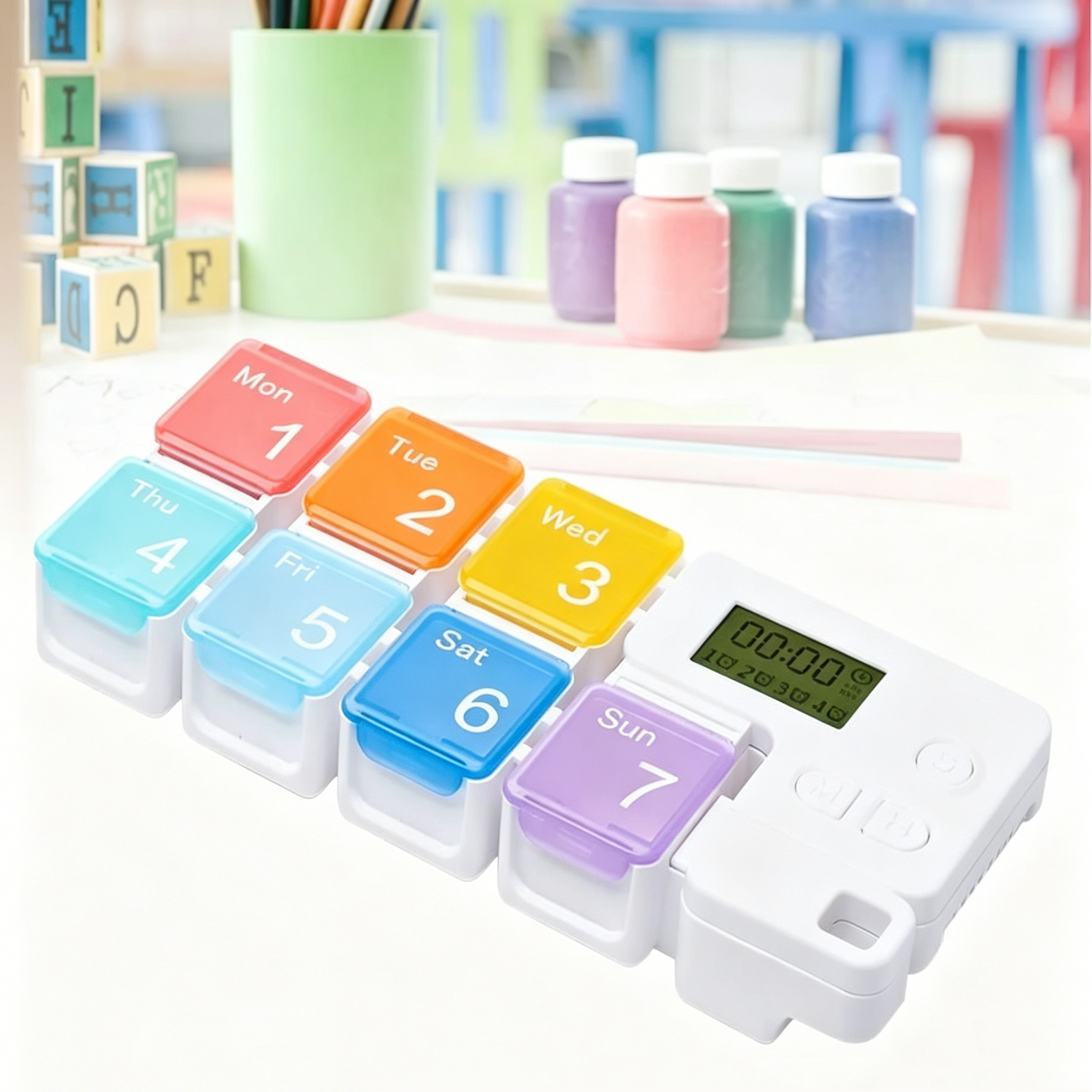 7 Day Intelligent Medicine Pill Organizer