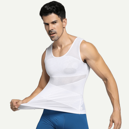 Men's Mesh Breathable Compression Shapewear Vest