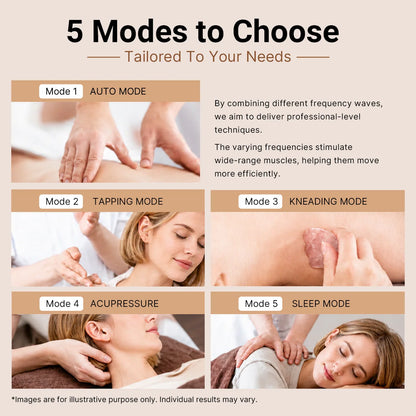 Pendant Neck Relaxer with Heat – Wearable EMS Massager