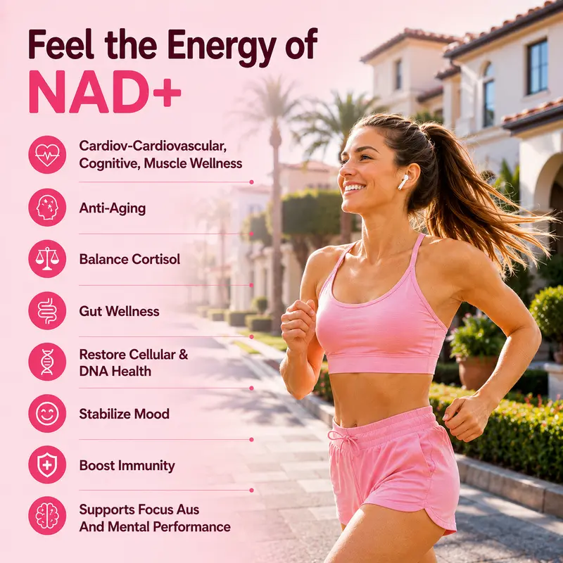 NAD+ Supplements for Woman Anti-Aging,Wrinkle Defense Capsules