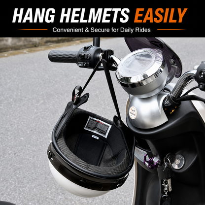 Functional Anti-theft Helmet Lock Set
