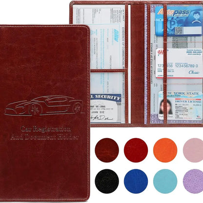 Car Registration & Insurance Card Holder