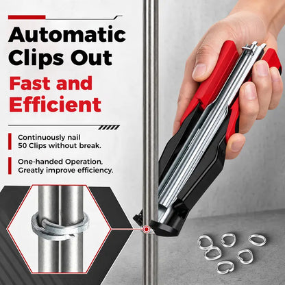 100 PCS C Clips Hog Ring Pliers Kit