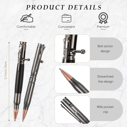 Bolt Action Ballpoint Pen – Tactical Gift for Men