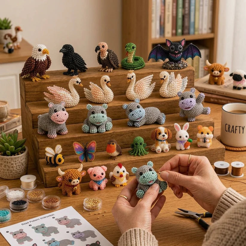 Petite 3D Beaded Animal Craft Kit