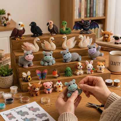 Petite 3D Beaded Animal Craft Kit