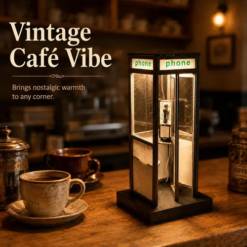 Retro Telephone Booth Lamp