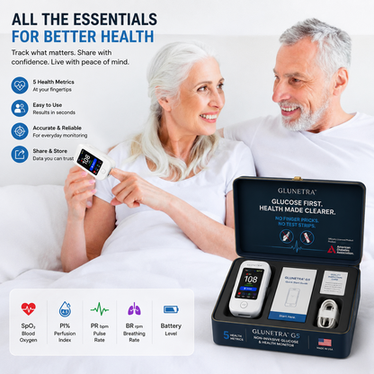 Non-Invasive Clucose & Health Monitor-No Finger Pricks Blood Sugar Monitoring Device